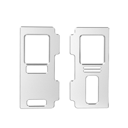 Ambition Mods x Kilic Customs Kil-Lite Replacement Panels for the KIL-LITE 60W and KIL-LITE DNA60 in purple, blue, and silver.