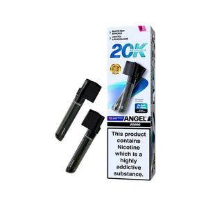 Angel 20k Vape Pods By Vape Bars for the Vapes Bar Angel 20K Rechargeable Vape Kit. Coastal Fizz Edition - Summer Smoke - Vimto Lemonade