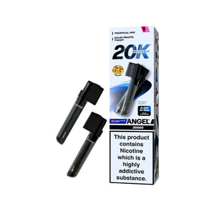 Angel 20k Vape Pods By Vape Bars for the Vapes Bar Angel 20K Rechargeable Vape Kit. Holiday Edition - Tropical Mix - Sour Fruits Twist