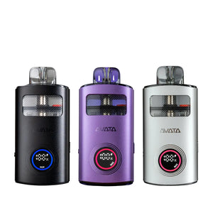 Aspire Avata Pod Vape Kit In Black, Purple, and Silver Colour