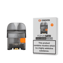 Aspire Flexus Pro replacement pod cartridges, 2.0ml, with packaging.