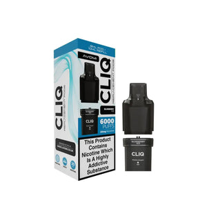 Avomi Cliq 6K Prefilled Replacement Pod Blueberry Ice Flavour for the Avomi Cliq Prefilled Vape Pod Kit
