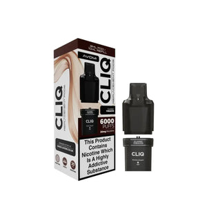 Avomi Cliq 6K Prefilled Replacement Pod Classic Tobacco Flavour for the Avomi Cliq Prefilled Vape Pod Kit