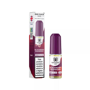 Bar Juice 5000 10ml Nic Salt E-liquid Blackberry Raspberry Flavour Great for Refillable Pod Vapes