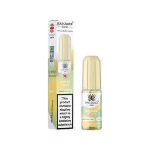 Bar Juice 5000 10ml Nic Salt Butter Mints flavour perfect for Pod Vape Kits