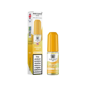 Bar Juice 5000 10ml Nic Salt Orange Zest flavour perfect for Pod Vape Kits