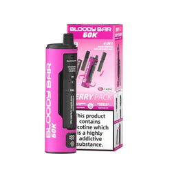 Bloody Bar 60k Pod Vape Kit in Special Pack and Juicy Pack Flavour, Offering Up to 60000 Puffs