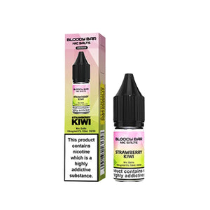 Bloody Bar Nic Salts Strawberry kiwi Flavour Perfect for Pod Vape kits and Starter Vape Kit