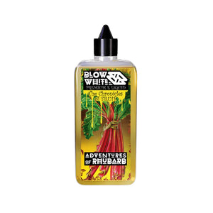 Blow White Adventures of Rhubarb Flavour 100ml Shortfill Vape Juice perfect for Sub-ohm Vape Kits & Sub-ohm Vape Tanks