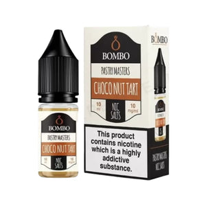 Bombo choco Nut Tart flavour 10ml Nic Salt E-liquid - Perfect for Refillable Vape Kits
