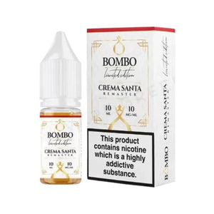 Bombo crema santa flavour 10ml Nic Salt E-liquid - Perfect for Refillable Vape Kits