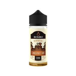 Bombo Pastry Choco Nut Tart Flavour 100ml Shortfill Vape Juice Perfect for Sub-ohm Vape Kits & Sub-ohm Vape Tanks