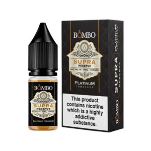 Bombo supra reserve flavour 10ml Nic Salt E-liquid - Perfect for Refillable Vape Kits