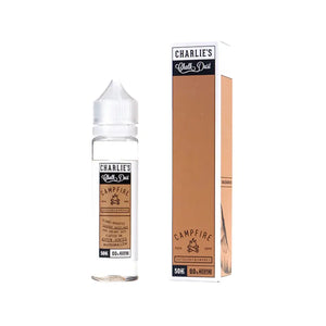 Charlie's Chalk Dust Campfire Flavour 50ml Shortfill Vape Juice perfect for Sub-ohm Vape Kits & Sub-ohm Tanks