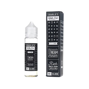 Charlie's Chalk Dust Dream Cream Flavour 50ml Shortfill Vape Juice perfect for Sub-ohm Vape Kits & Sub-ohm Tanks