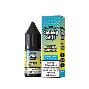 Chubby Blue Razz Lemonade Flavour 10ml Nic Salt E-liquid - Perfect for Refillable Vape Kits