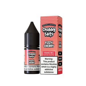 Chubby Fizzy Cherry Flavour 10ml Nic Salt E-liquid - Perfect for Refillable Vape Kits