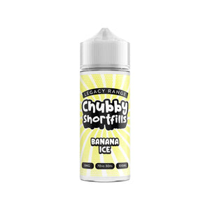 Chubby Juice Legacy Edition 100ml Shortfill Banana Ice Flavour 70vg 30pg perfect for sub ohm kits or sub ohm tanks