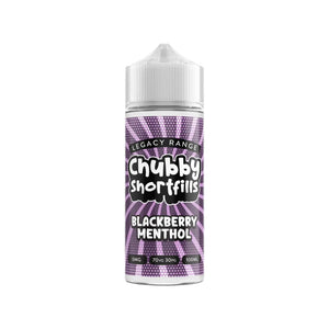 Chubby Juice Legacy Edition 100ml Shortfill Blackberry Menthol Flavour 70vg 30pg perfect for sub ohm kits or sub ohm tanks