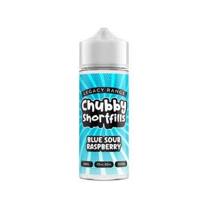 Chubby Juice Legacy Edition 100ml Shortfill Blue Sour Raspberry Flavour 70vg 30pg perfect for sub ohm kits or sub ohm tanks