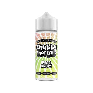 Chubby Juice Legacy Edition 100ml Shortfill Pear Drops Flavour 70vg 30pg perfect for sub ohm kits or sub ohm tanks