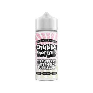 Chubby Juice Legacy Edition 100ml Shortfill Strawberry Watermelon Bubblegum Flavour 70vg 30pg perfect for sub ohm kits or sub ohm tanks