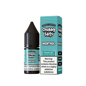 Chubby Menthol Flavour 10ml Nic Salt E-liquid - Perfect for Refillable Vape Kits