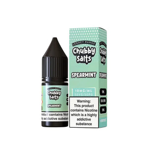 Chubby Spearmint Flavour 10ml Nic Salt E-liquid - Perfect for Refillable Vape Kits