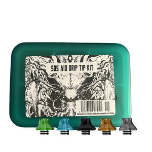 Cthulhu 505 AIO Drip Tip Kit for all AIO/BORO kits with a 510 push-fit drip tip.