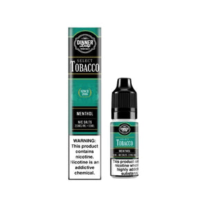 Dinner Lady Select Tobacco Menthol 10ml Nic Salt Perfect for Refillable Vape Kits