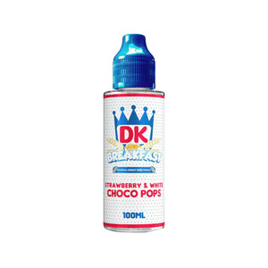 DK Breakfast Strawberry & White Choco Pops 100ml Shortfill E Liquid perfect for Sub-ohm Vape Kits & Sub-ohm Vape Tanks