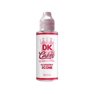 DK Cakes Raspberry Scone Flavour 100ml Shortfill Vape Juice Perfect for Sub-ohm Vape Kits & Sub-ohm Vape Tanks