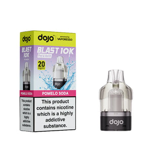 Dojo Blast 10K Prefilled Pods for The Dojo Blast 10k Vape kit - Pomelo Soda Flavour