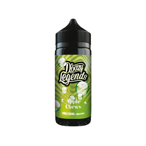 Doozy Legends Apple Chews Flavour 100ml Shortfill Vape Juice Perfect for Sub-ohm Vape Kits & Sub-ohm Vape Tanks