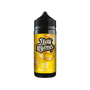 Doozy Legends Liquid Gold Flavour 100ml Shortfill Vape Juice Perfect for Sub-ohm Vape Kits & Sub-ohm Vape Tanks