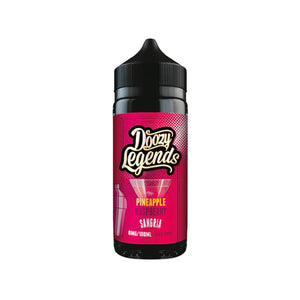 Doozy Legends Pineapple Raspberry Sangria Flavour 100ml Shortfill Vape Juice Perfect for Sub-ohm Vape Kits & Sub-ohm Vape Tanks