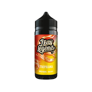 Doozy Legends Tropikana Flavour 100ml Shortfill Vape Juice Perfect for Sub-ohm Vape Kits & Sub-ohm Vape Tanks