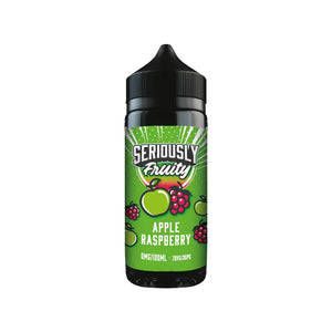 Doozy Seriously Fruity Apple Raspberry flavour 100ml Shortfill Vape Juice Perfect for Sub-ohm Vape Kits & Sub-ohm Vape Tanks