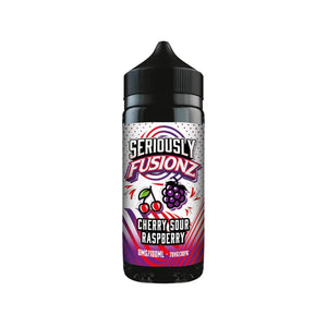 Doozy Seriously Fusionz Cherry Sour Raspberry Flavour 100ml Shortfill Vape Juice Perfect for Sub-ohm Vape Kit & Sub-ohm Vape Tanks