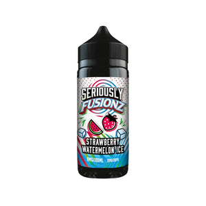Doozy Seriously Fusionz Strawberry Watermelon Ice Flavour 100ml Shortfill Vape Juice Perfect for Sub-ohm Vape Kit & Sub-ohm Vape Tanks