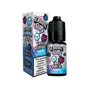 Doozy Seriously Fusionz Triple Berry Ice Flavour 10ml Nic Salt E-liquid perfect for Refillable Vape Kits