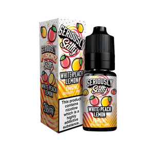 Doozy Seriously Fusionz White Peach Lemon Flavour 10ml Nic Salt E-liquid perfect for Refillable Vape Kits