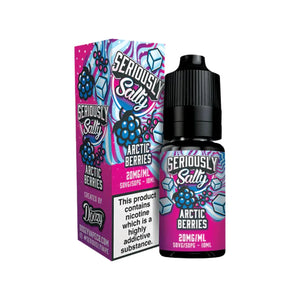 Doozy Seriously Salty Arctic Berries Flavour 10ml Nic Salt E-liquid perfect for Refillable Pod Vape Kits