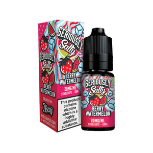 Doozy Seriously Salty Berry Watermelon Flavour 10ml Nic Salt E-liquid perfect for Refillable Pod Vape Kits