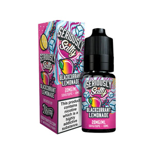 Doozy Seriously Salty Blackcurrant Lemonade Flavour 10ml Nic Salt E-liquid perfect for Refillable Pod Vape Kits