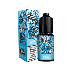 Doozy Seriously Salty Ice n Berg Flavour 10ml Nic Salt E-liquid perfect for Refillable Pod Vape Kits