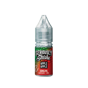 Doozy Seriously Shisha Apple Apple 10ml Nic Salt E-liquid great for Refillable Pod Vape Kits & MTL Vape Tanks