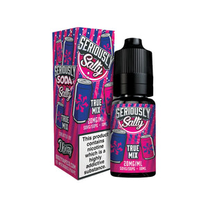 Doozy Seriously Soda True Mix Flavour 10ml Nic Salt E-liquid perfect for Refillable Vape Kits