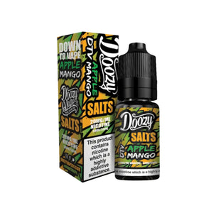 Doozy Vape Apple Mango Flavour 10ml Nic Salt E-liquid perfect for Refillable Vape Kits