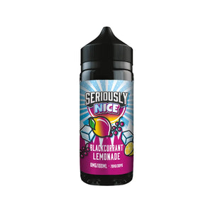 Doozy Vape Seriously Nice 100ml Shortfill E-liquid in Blackcurrant Lemonade Flavour